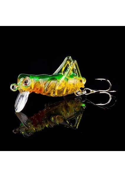 E Stili Lot 4.5cm 3g Çekirge Böcek Balıkçılık Lures Uçan Wobbler Cazibesi Sert Yem Gerçekçi Yapay Yem Bas Swimbait Pesca (Yurt Dışından) fırsatları
