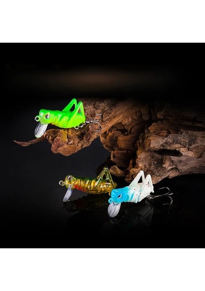 E Stili Lot 4.5cm 3g Çekirge Böcek Balıkçılık Lures Uçan Wobbler Cazibesi Sert Yem Gerçekçi Yapay Yem Bas Swimbait Pesca (Yurt Dışından) indirimleri