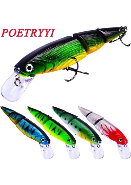 Renk K Stili 1 Adet Minnow Balıkçılık Cazibesi G Çok Eklemli Bölümler Crankbait Yapay Sert Yem Bas Trolling Pike Sazan Balıkçılık Araçları (Yurt Dışından) fiyatları