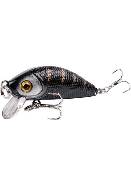 E Stili 50 mm 1 Adet Minnow Balıkçılık Cazibesi G Topwater Sert Yem Wobbler Jig Yem Crankbait Sazan Çizgili Bas Pesca Olta Takımı Swimbait (Yurt Dışından)