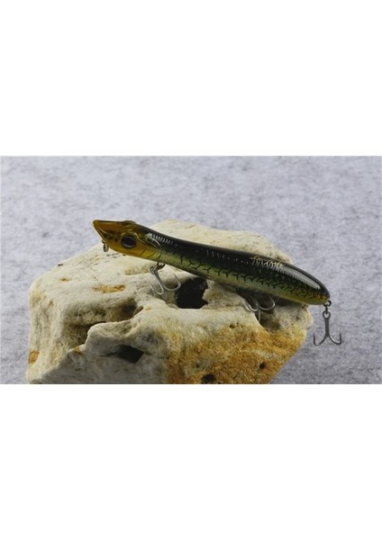 Renk I Tarzı Le-F G Yılan Kafası Balıkçılık Cazibesi Yüzen Levrek Wobbler Pike Yem Vmc Kancalı Topwater Popper (Yurt Dışından)