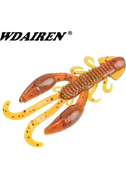 C Stili 50MM 2g Jig Wobblers Silikon Yumuşak Yem Balık Kokusu Solucan Istakoz Balık Tutma Lures Karides Şamandıra Döner Twintails Deniz Balıkçılığı (Yurt Dışından) modelleri