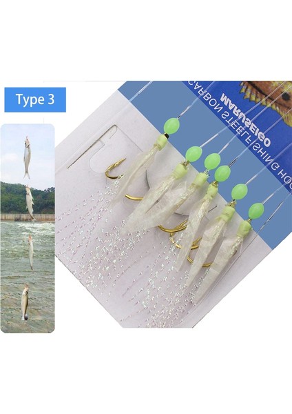 2-3 Stili Yazın Aydınlık Sabiki Balıkçılık Cazibesi Seti Yumuşak Yem Wobblers Ahtapot Karides Balıkçılık Lures Silikon Yem Kanca Gece Olta Takımı Için (Yurt Dışından) fırsatları
