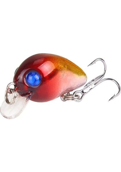 No.1 Tarzı Sert Yem 1 Adet Balıkçılık Lures Biyonik Mini Minnow Baitd Gözler Yapay Sert Yem Wobblers Crankbait Kanca Levrek Sazan Olta Takımı (Yurt Dışından)
