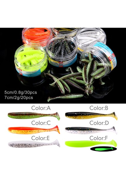 Renkc Stili 7cm Balık Kokusu Eazer Swimbaits 7cm 5cm Silikon Yapay Çift Renkli Wobblers Sazan Balıkçılık Yumuşak Yemler (Yurt Dışından) modelleri