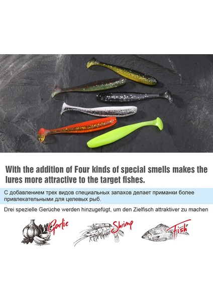 Renkc Stili 7cm Balık Kokusu Eazer Swimbaits 7cm 5cm Silikon Yapay Çift Renkli Wobblers Sazan Balıkçılık Yumuşak Yemler (Yurt Dışından) indirimleri