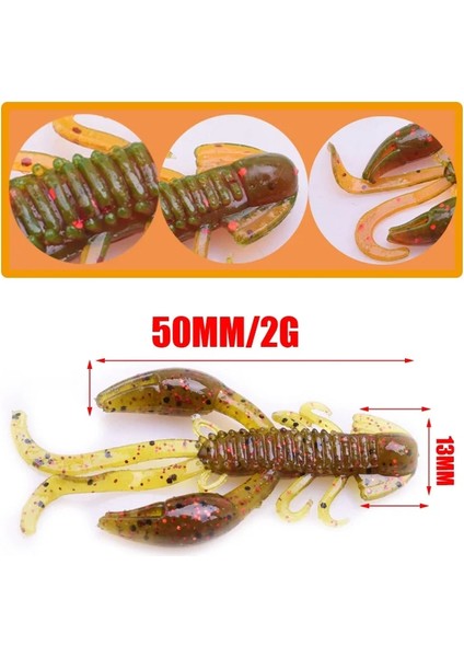 E Stili 5pcslot Kerevit Larva Yumuşak Silikon Yem 5cm 2g Jigs Wobbler Balık Kokusu Solucanlar Balıkçılık Lures Yapay Swimbait Bas Mücadelesi (Yurt Dışından) indirimleri