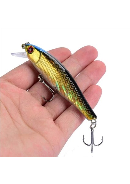No.2 Tarzı 1 Adet Japonya Sıcak Model Batan Minnow Balıkçılık Lures 8.5cm 9.2g Jerkbait Bas Pike Carkbait Wobblers Swimbait Profesyonel Yem (Yurt Dışından)