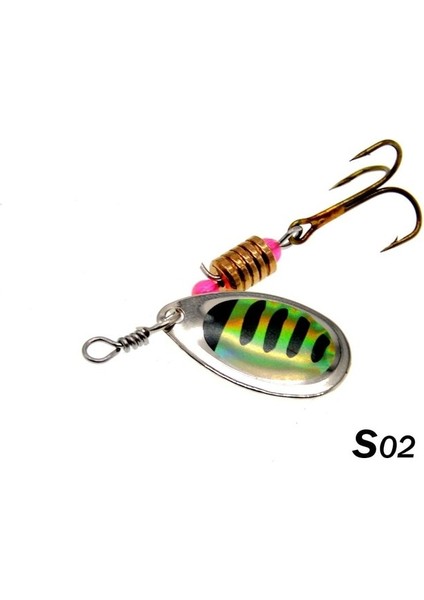 Tlg Shop S08 Stili 10 Renk Peche Er Balıkçılık Lures Wobblers Crankbaits Jig Parladı Metal Pullu Alabalık Kaşığı Sazan Balıkçılık Için Kancalı Pesca (Yurt Dışından)