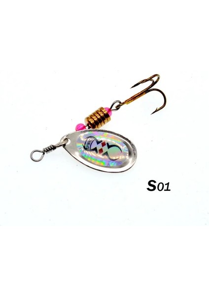 Tlg Shop S08 Stili 10 Renk Peche Er Balıkçılık Lures Wobblers Crankbaits Jig Parladı Metal Pullu Alabalık Kaşığı Sazan Balıkçılık Için Kancalı Pesca (Yurt Dışından)