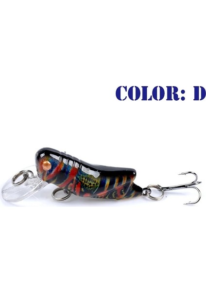 D Stili 1 Adet Böcek Biyonik Balıkçılık Cazibesi G Çekirge Minnow Sert Yemler Kalamar Yapay Swimbaits Bas Sazan Pike Olta Takımı (Yurt Dışından)