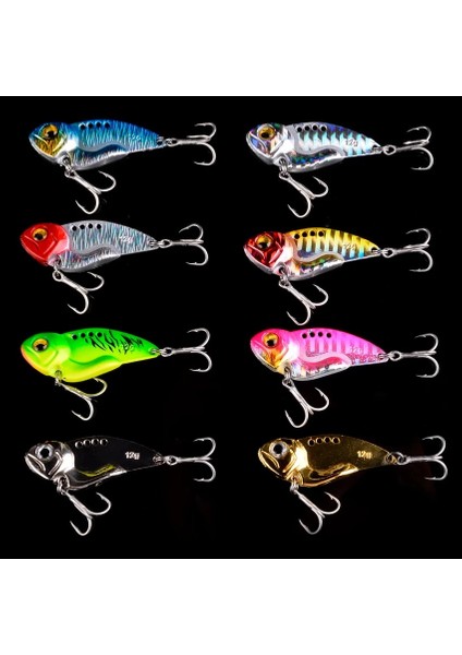 E-2 Kanca Stili 14G 1 Adet Metal Vıb Titreşim Yem Er Kaşık Balıkçılık Lures 5g 7g 10G 12G 14G Jigs Alabalık Kış Balıkçılık Sert Yemler Pesca ile Mücadele (Yurt Dışından) indirimleri