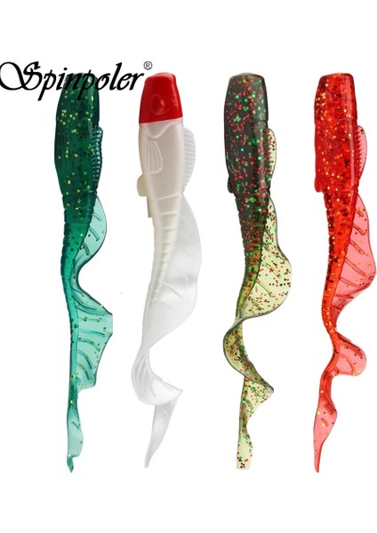 Renk-A Stili Spinpoler 16CM 13G Gerçekçi Uzun Kuyruk Solucanlar Lures Yapay Silikon Yumuşak Yem Bas Pike Balıkçılık Cazibesi Wobbler Balık Cazibesi (Yurt Dışından) fiyatları