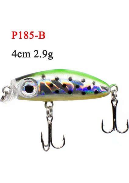 P185-B Stili Sealurer Balıkçılık Cazibesi 3.5cm 2g Mini Crankbaits Mikro Sert Pesca Yapay Yemler Mini Cazibesi Minnow Minik Yem (Yurt Dışından)