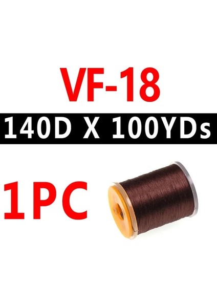 Renk 18 1 Adet Tarzı D 140D Uçlu Bağlama Ipliği 6 ~ 22 Numara Için Sinekler Alabalık Levrek Uçlu Bağlama Malzemesi Standart Bobinli Kırmızı Zeytin Kırmızısı Gri (Yurt Dışından)