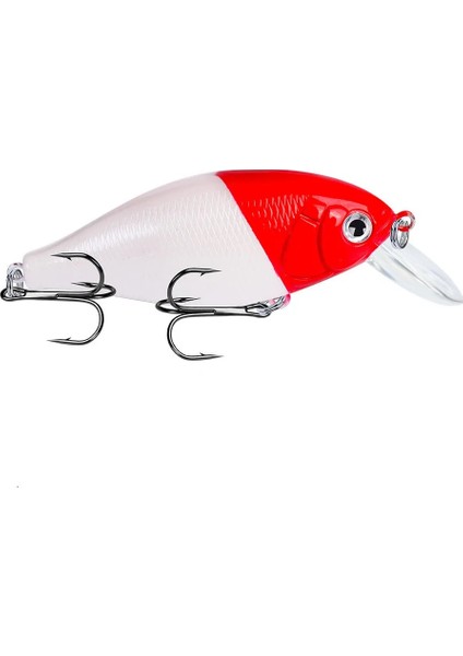 K Tarzı 1 Adet Sert Wobbler Balıkçılık Cazibesi 7 cm 13G Yapay Plastik Yem Biyonik 3D Gözler Yüzen Crankbait Japonya Balık Pesca Isca (Yurt Dışından)