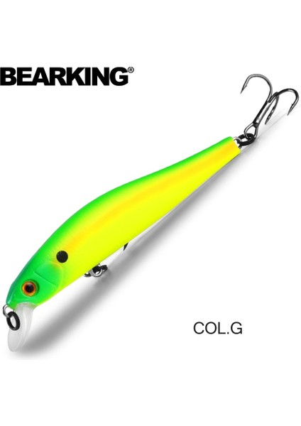 G Tarzı Bearkıng 9cm 10G Sıcak Olta Takımı Parladı Sp Lures Minnow Krank, Tungsten Mıknatıs Ağırlık Sistemi Wobbler Yem Isca Yapay (Yurt Dışından)