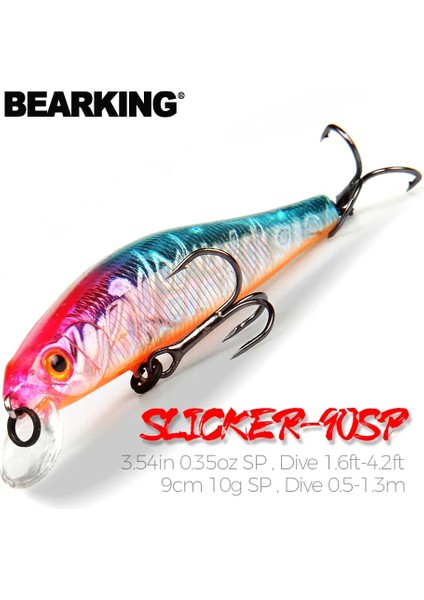 G Tarzı Bearkıng 9cm 10G Sıcak Olta Takımı Parladı Sp Lures Minnow Krank, Tungsten Mıknatıs Ağırlık Sistemi Wobbler Yem Isca Yapay (Yurt Dışından) fiyatları