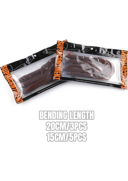 N Tarzı 150MM 5 Adet 10.5g Süper Kıta Yeni Sıcak Yılan Balığı Yumuşak Yem 20CMCM Yumuşak Balıkçılık Cazibesi Levrek Yapay Yem Shad Yılan Balığı Needfish Olta Takımı (Yurt Dışından) modelleri
