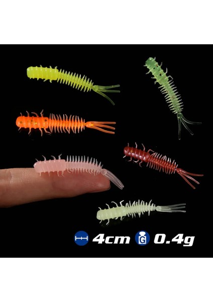 RENK6PCS Tarzı Sarımsak Kokusu Silikon Solucan Yumuşak Balıkçılık Cazibesi 4cm 0.4g Suni Kauçuk Solucan Yemleri Esnek Lures Pesca Jig Alabalık Jig Yumuşak Yem (Yurt Dışından) indirimleri