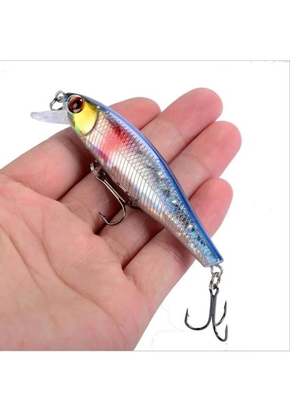 No.9 Tarzı 1 Adet Japonya Sıcak Model Batan Minnow Balıkçılık Lures 8.5cm 9.2g Jerkbait Bas Pike Carkbait Wobblers Swimbait Profesyonel Yem (Yurt Dışından)