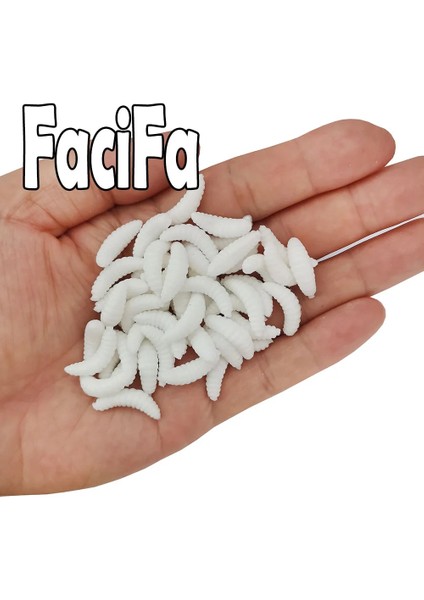 Sarı Stil 100 Adet Veya Oft Cazibesi Silikon Yem 2cm Kurtçuk Grub Sazan Balıkçılık Yumuşak Balıkçılık Cazibesi Kanca Koku Solucanlar Kızdırma Karides Balık Cazibesi (Yurt Dışından) fiyatları