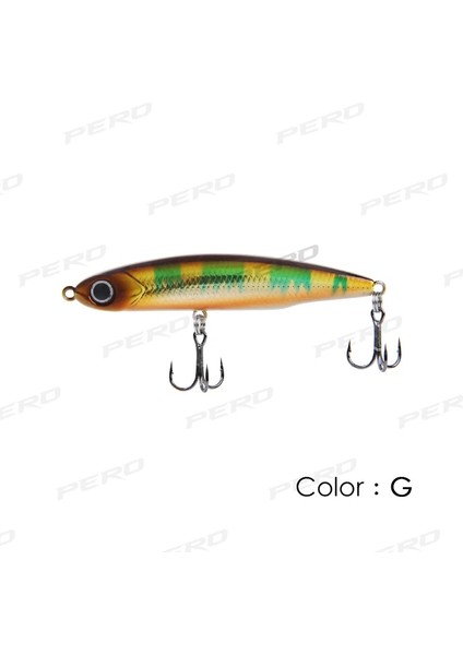 G-Atı Ağız Stili 13.4g 75MM Pero G Ila 13.4g Batan Kalem Yemi Shad Minnow Wobbler Alabalık Uskumru Mikro Deniz Balıkçılık Cazibesi Pike Bass Lures (Yurt Dışından)