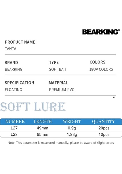 K Tarzı 65MM10 Adet Bearkıng Tanta Balıkçılık Cazibesi Yumuşak Cazibesi Shad Silikon Yemler Wobblers Swimbait Yapay Leurre Esnek (Yurt Dışından) modelleri