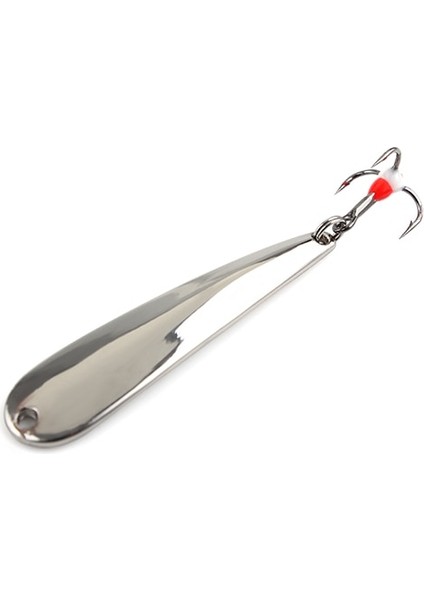 Beyaz Stil 53MM-7G Balıkçılık Kış Buz Balıkçılık Cazibesi 5ggg Altın Gümüş Metal Kaşık Bait Sert Cazibesi, Levrek ve Turna Balıkçılığı Için Tiz Kancalı (Yurt Dışından)
