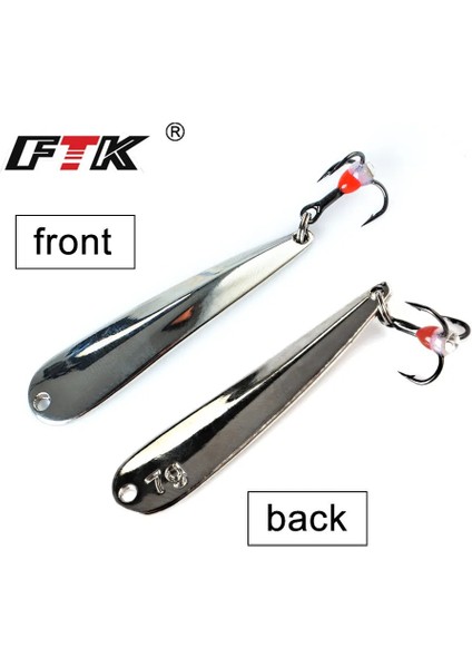 Beyaz Stil 53MM-7G Balıkçılık Kış Buz Balıkçılık Cazibesi 5ggg Altın Gümüş Metal Kaşık Bait Sert Cazibesi, Levrek ve Turna Balıkçılığı Için Tiz Kancalı (Yurt Dışından) fiyatları