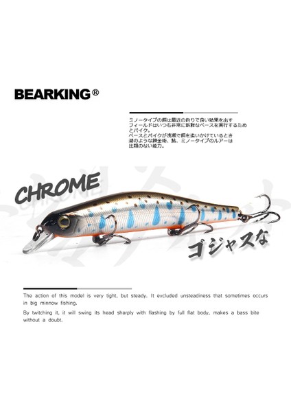 K Tarzı Bearking 11CM 17G Mıknatıs Ağırlık Sistemi Uzun Döküm Yeni Model Balıkçılık Sert Yem Dalış Li Wobblers Minnow Cezbeder (Yurt Dışından) fırsatları