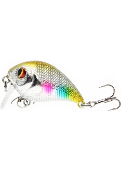 NO16 Tarzı Gerçekçi Vıb Yüzer Balıkçılık Cazibesi 4cm 8g Pesca Kancalar Balık Wobbler Crankbait Mücadele Yapay Japonya Sert Yem (Yurt Dışından)