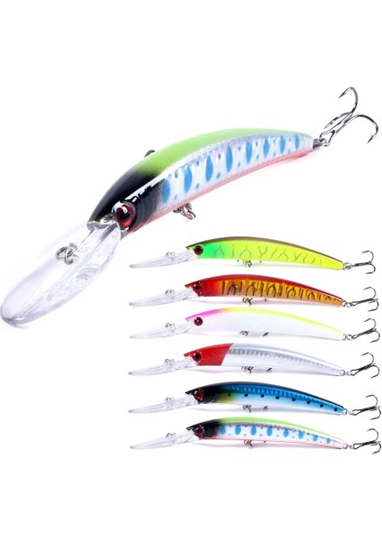 No.3 Tarzı Hengjıa M 15G Derin Dalış Jerkbait Yapay Sert Yem Balıkçılık Wobblers Minnow Cazibesi Bas Pike Sazan Olta Takımı (Yurt Dışından) fiyatları