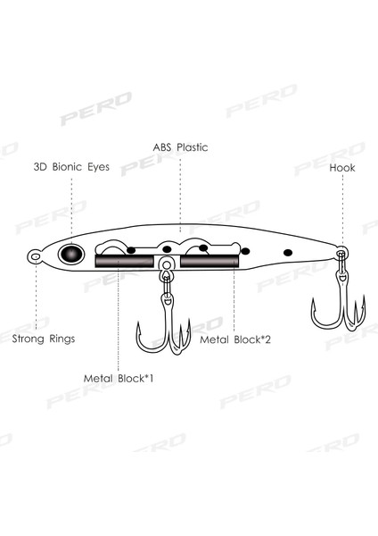 H-Yeşil Stil 13.4g 75MM Pero G Ila 13.4g Batan Kalem Yemi Shad Minnow Wobbler Alabalık Uskumru Mikro Deniz Balıkçılık Cazibesi Pike Bass Lures (Yurt Dışından) indirimleri