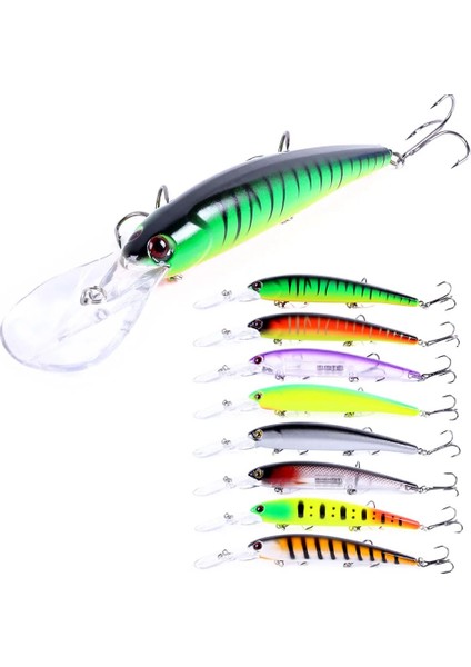 No.2 Tarzı 16CM 20G Derin Dalış Büyük Minnow Wobbler Cazibesi Yapay Sert Yem Crankbait Bas Pike Levrek Olta Takımı (Yurt Dışından)