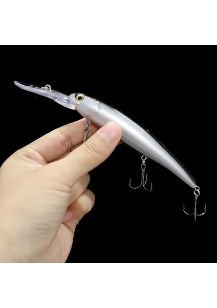No.2 Tarzı 16CM 20G Derin Dalış Büyük Minnow Wobbler Cazibesi Yapay Sert Yem Crankbait Bas Pike Levrek Olta Takımı (Yurt Dışından)