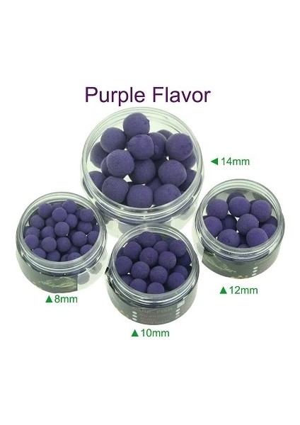 Mor Lezzet Tarzı 12 mm Mosodo Sazan Balık Tutma Pop Ups Boncuk Yüzen Pop-Up Boncuk Pva Top Kaynayan Cazibesi Yem Cazibesi Açılır Tek Şişede Renkli Cazibesi (Yurt Dışından)