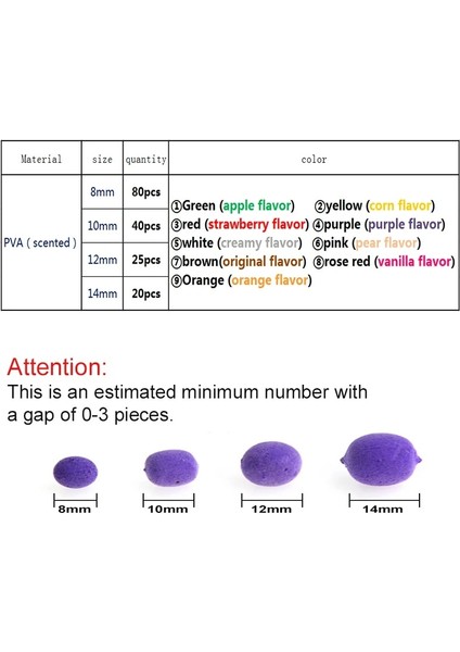 Mor Lezzet Tarzı 12 mm Mosodo Sazan Balık Tutma Pop Ups Boncuk Yüzen Pop-Up Boncuk Pva Top Kaynayan Cazibesi Yem Cazibesi Açılır Tek Şişede Renkli Cazibesi (Yurt Dışından) modelleri