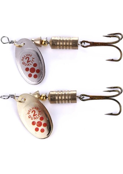 SP063 Stili .7cm.3g Yapay Altın Gümüş Kaşık Cazibesi Metal Er Balıkçılık Lures Pesca Olta Takımı Er Yem 4 # Kanca (Yurt Dışından) fiyatları