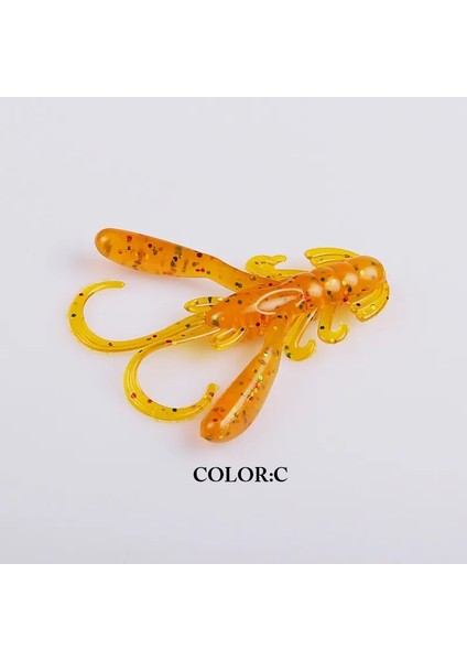 Ben Stil 40MM 15 Adet Upercontinent Lot Yumuşak Yem Silikon Yemler Solucan 4cm 1.6g Balıkçılık Yemleri Cazip Karides Kokulu Tuz Wobbler (Yurt Dışından) fırsatları