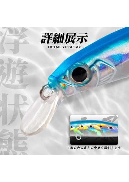 No.11 Stili 80MM 8.5g Hunthouse Sanatçısı Minnow Balıkçılık Cazibesi Sert Yem Batan Minnow Wobbler Swimbait Gg Levrek Için Tuzlu Su Sessizliği (Yurt Dışından)