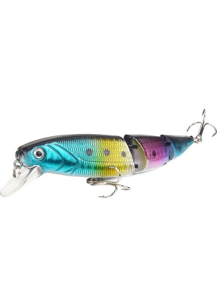 No.13 Tarzı 1 Adet Wobblers Balıkçılık Cazibesi Çok Bölümlü Sert Baitg Yapay Yem Minnow Cazibesi Crankbait Levrek Sazan Olta Takımı Cazibesi (Yurt Dışından)