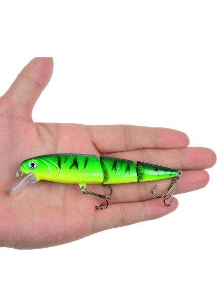 No.13 Tarzı 1 Adet Wobblers Balıkçılık Cazibesi Çok Bölümlü Sert Baitg Yapay Yem Minnow Cazibesi Crankbait Levrek Sazan Olta Takımı Cazibesi (Yurt Dışından) modelleri