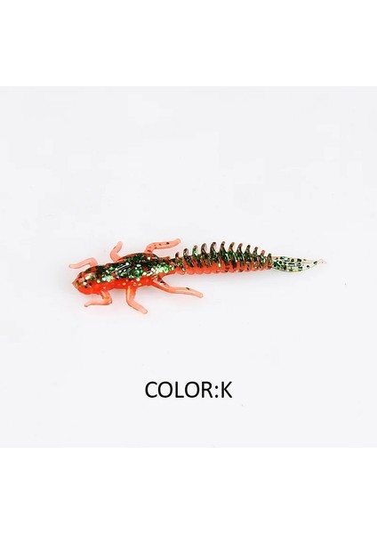 K Tarzı 60MM 10 Adet 1.25G 2019NEW Ulaşmak Yumuşak Lures Yumuşak Plastik Lures Larva 6cmcm Yüzen Tatlısu Swimbaits Silikon Yumuşak Yem Solucan Balıkçılık Için (Yurt Dışından)