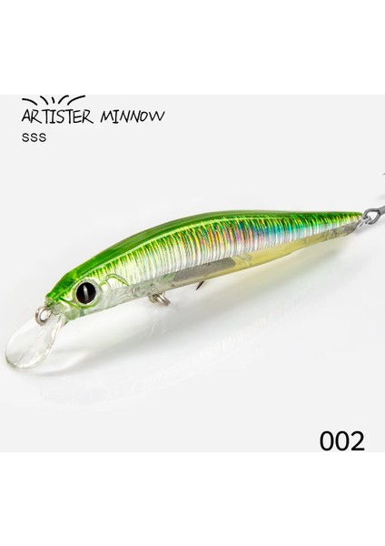 No.2 Tarzı 80MM 8.5g Hunthouse Sanatçısı Minnow Balıkçılık Cazibesi Sert Yem Batan Minnow Wobbler Swimbait Gg Levrek Için Tuzlu Su Sessizliği (Yurt Dışından)