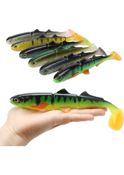 Renk-C Stili 16CM 25G Spinpoler 25GG Shad Eklemli Levrek Pike Balıkçılık Lures Yumuşak Baitfish Yem Batan Swimbait Crankbait Yumuşak Yem Olta Takımı (Yurt Dışından) modelleri
