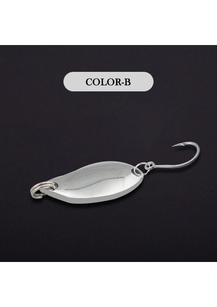Renk-B Stili 3.5g X-Fin 3cm 2.5g.5gg Olta Takımı Metal Kaşık Cazibesi Keskin Kanca Sert Pullar Cazibesi Yem Tatlı Su Tuzlu Su Kaşığı (Yurt Dışından)