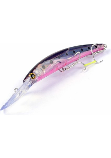 F307-4 Stili 1 Adet Sert Plastik Minnow Balıkçılık Cazibesi 24GCM Büyük Crankbait Yapay Yem Peche Bas Trolling Pike Sazan Aksesuarları Lures (Yurt Dışından)