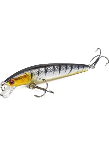 No.10 Tarzı Gcm Balıkçılık Lures Minnow Wobbler Yüzen Bas Trolling Yapay Sert Yem Crankbait Sazan Pesca Olta Takımı (Yurt Dışından)