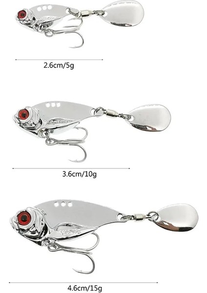 Altın Tarzı 10G Spinner Balıkçılık Lures Wobblers Pullu Kaşık Crankbaits Yapay Kolay Parlatıcı Vıb Sinek Balıkçılık Için Yemler Alabalık Pesca (Yurt Dışından)